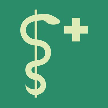 Ein grafisches Symbol, das ein Dollarzeichen mit einem medizinischen Kreuz kombiniert. Es vermittelt Gesundheits- und Finanzthemen. | © Help Ärztlicher Wochenend- und Feiertagsdienst
