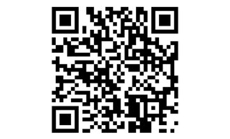 A QR code in black and white. It can be scanned with a smartphone to obtain more information. | © QR-Code Gottesdienste und Messen